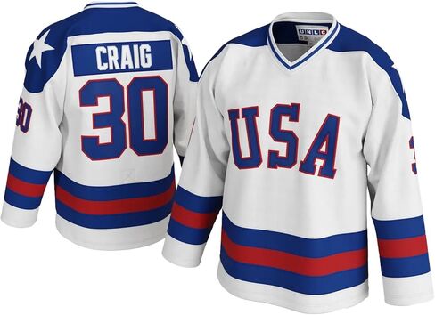 #30 Hockey Jersey of USA 1980 Olympic Team Ice Hockey Jerseys Stitched Letters and Numbers in Saudi Arabia