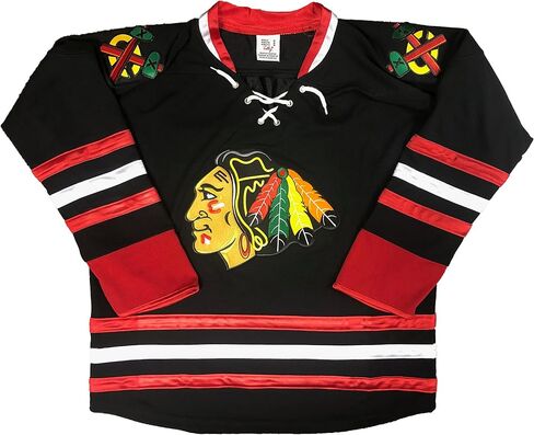 قمصان Blackhawks - ثلاثة (3) ألوان و 10 أحجام ، نضيف اسمك ورقمك in Kuwait