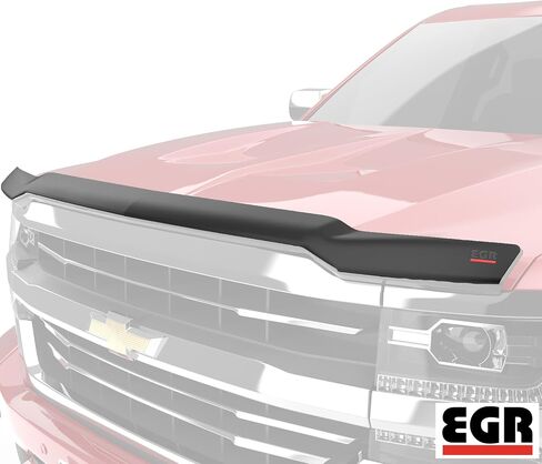 EGR 301671 SuperGuard Smoked Hood Shield Compatible with Select 2016-2018 Chevrolet Silverado 1500 Trucks - Durable Impact Resistant Acrylic, Easy Installation in Saudi Arabia