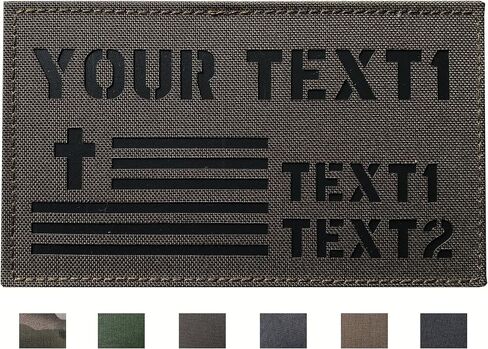 SUVIYA Custom Personalized Infrared IR Laser Cut ID Panel Patch Blood Type callsign Patch US American IR Flag Patch in Saudi Arabia