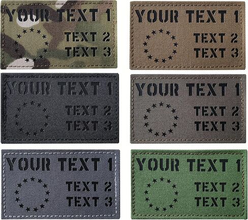 SUVIYA Custom Personalized Infrared IR Laser Cut ID Panel Patch Blood Type callsign Patch US American IR Flag Patch in Saudi Arabia