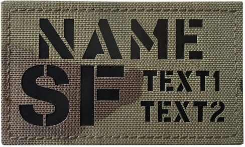 SUVIYA Custom Personalized Infrared IR Laser Cut ID Panel Patch Blood Type callsign Patch US American IR Flag Patch in Saudi Arabia