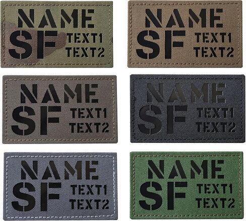 SUVIYA Custom Personalized Infrared IR Laser Cut ID Panel Patch Blood Type callsign Patch US American IR Flag Patch in Saudi Arabia