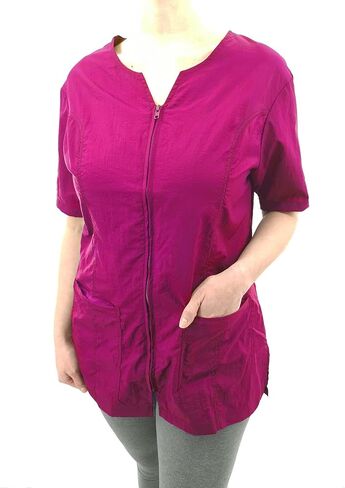 CHARLENE Personalized Haley Jacket with Logo Embroidery | Stylist, Barber, Groomer, Smock, Makeup Artist for Men & Women in Saudi Arabia