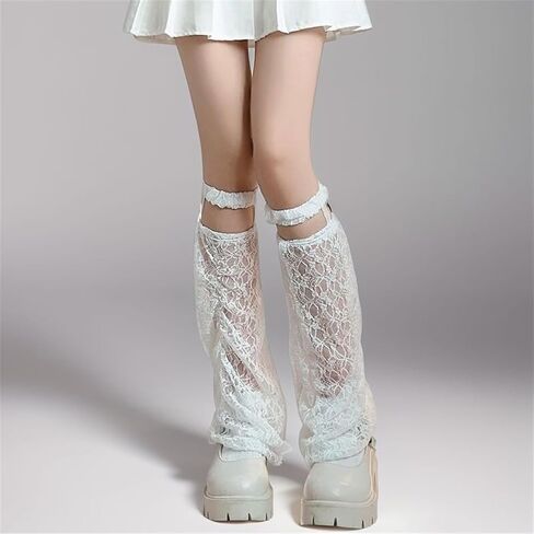 Sup-Coente Alt Long Leg Warmers for Women Y2k Goth Kawaii Cute Scene 80s Grunge in Saudi Arabia