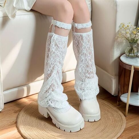 Sup-Coente Alt Long Leg Warmers for Women Y2k Goth Kawaii Cute Scene 80s Grunge in Saudi Arabia