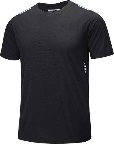 Magcomsen Mens Rash Guard Short Sleeve Upf 50+ Sun UV Dry Dry Terts Workout Swim Running T-Shirt in Saudi Arabia