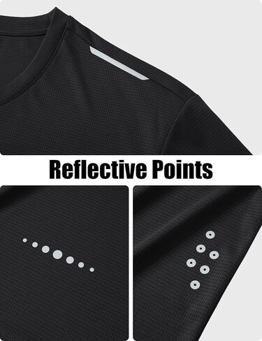 Magcomsen Mens Rash Guard Short Sleeve Upf 50+ Sun UV Dry Dry Terts Workout Swim Running T-Shirt in Saudi Arabia