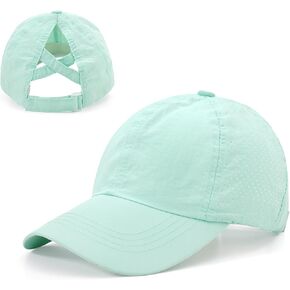 الفتيات كروس كروس ذيل بيسبول قبعة قابلة للتعديل قابلة للتعديل ponycap Quick Dry Dry Toddler Trucker Hat Hat Girls for Kids الأعمار من 4 إلى 8 سنوات in Kuwait
