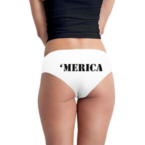 Decal Serpent Merica Patriotic Parody Funny Women's Boyshort Underwear Panties in Saudi Arabia
