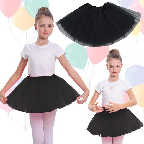 Girls Tutu Skirt 3 Layered Tulle Tutu Skirts for 0-8 Year, Birthday Dance Kids Halloween Costume Cosplay Party Supplies in Saudi Arabia