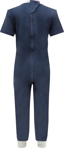 Kaycey Special Needs Adaptive Clothing For Children, Short Sleeve Long Leg Zip Back Jumpsuit in Kuwait