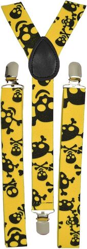 Unisex Clip-on Braces Elastic Suspender"Novelty" Design Y- back Suspenders in Saudi Arabia