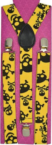 Unisex Clip-on Braces Elastic Suspender"Novelty" Design Y- back Suspenders in Saudi Arabia
