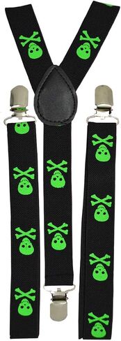Unisex Clip-on Braces Elastic Suspender"Novelty" Design Y- back Suspenders in Saudi Arabia