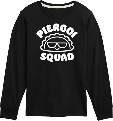 Instant Message - Dyngus Day - Pierogi Squad - Polish Holiday Celebration - Toddler & Youth Long Sleeve Graphic T-Shirt in Saudi Arabia