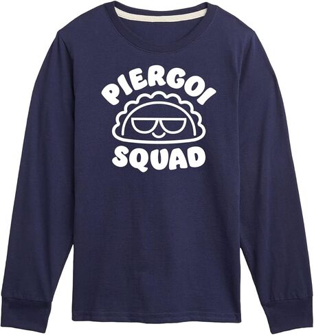 Instant Message - Dyngus Day - Pierogi Squad - Polish Holiday Celebration - Toddler & Youth Long Sleeve Graphic T-Shirt in Saudi Arabia