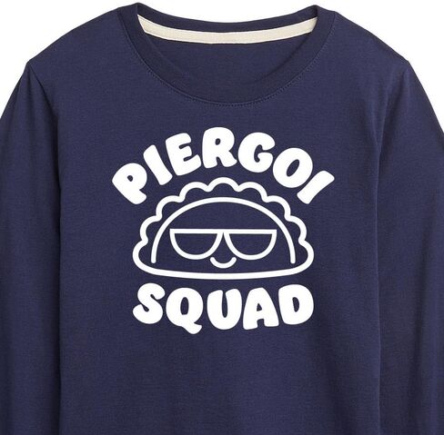 Instant Message - Dyngus Day - Pierogi Squad - Polish Holiday Celebration - Toddler & Youth Long Sleeve Graphic T-Shirt in Saudi Arabia