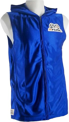 Rival Dazzle Traditional Sleeveless Ring Jacket with Hood - 2XL - Blue in Saudi Arabia
