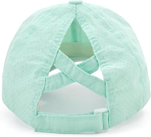 الفتيات كروس كروس ذيل بيسبول قبعة قابلة للتعديل قابلة للتعديل ponycap Quick Dry Dry Toddler Trucker Hat Hat Girls for Kids الأعمار من 4 إلى 8 سنوات in Kuwait