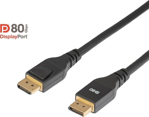 Club 3D CAC-1091 1.2 Meter/ 3.94 Feet DisplayPort 2.1 Bi-Directional VESA DP80 Certified Cable with G-SYNC, & HDR 4K 144Hz, 8K60Hz, 10K30Hz, 4K 240Hz M/M in Kuwait