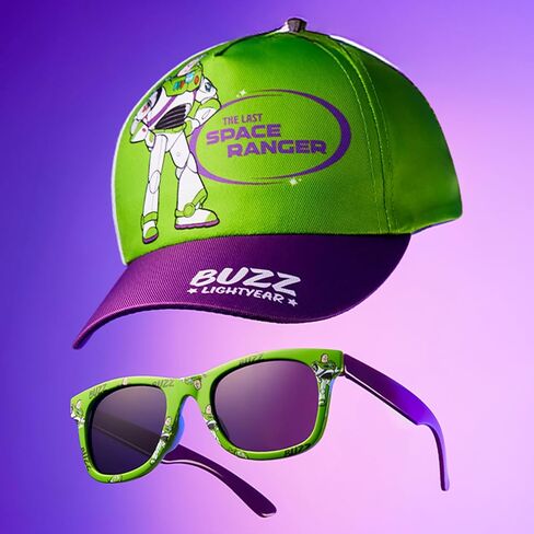 Get Trend Baseball Cap and Kids Sunglasses Set Adjustable Breathable Sun Hat 100% UV Summer Accessories Gifts for Boys in Kuwait