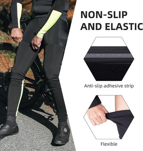 ROCKBROS Cycling Leg Sleeves for Men Women Thermal Compression Leg Sleeves UV Full Leg Warmers Winter for Running Football in Saudi Arabia