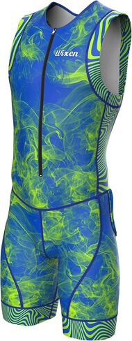 Wixen Men’s Triathlon Suit –Breathable & Padded Tri Suit for Swim, Bike & Run | Race Day Gear for Triathletes in Saudi Arabia