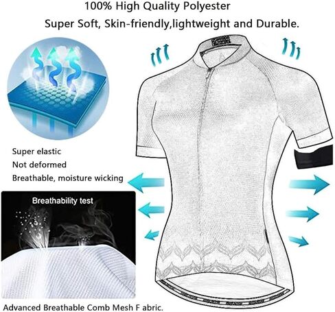 Men Cycling Jersey Set Bike Suit Short Sleeve Cycling Outfits Quick Dry Gel Sponge Padded Cycling Bibs in Kuwait