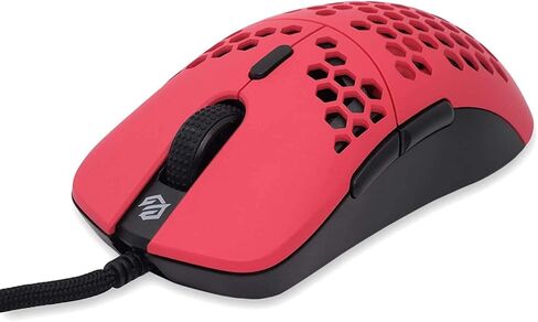 Gwolves Hati HTM Ultra Lightweight Honeycomb Design Wired Gaming Mouse 3389 Sensor - PTFE Skates - 6 Buttons - Only 58G(Cerulean) in Kuwait