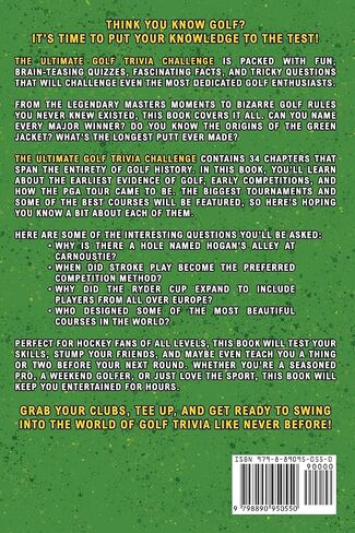 The Ultimate Golf Trivia Challenge: Over 600 Quiz Questions for Die-Hard Golf Fans in Saudi Arabia
