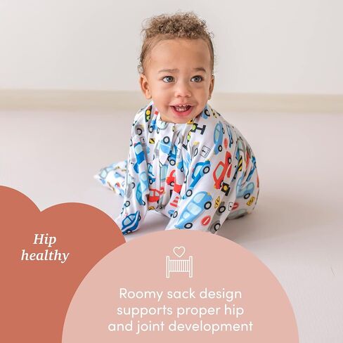 SleepingBaby Zipadee-Zip Transition Swaddle - Baby Swaddling Blanket with Zipper Convenience - Roomy Baby Wearable Blanket for Easy Diaper Changes - Triple Stripe, Medium (6-12 Month) in Saudi Arabia