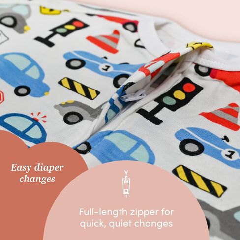 SleepingBaby Zipadee-Zip Transition Swaddle - Baby Swaddling Blanket with Zipper Convenience - Roomy Baby Wearable Blanket for Easy Diaper Changes - Triple Stripe, Medium (6-12 Month) in Saudi Arabia