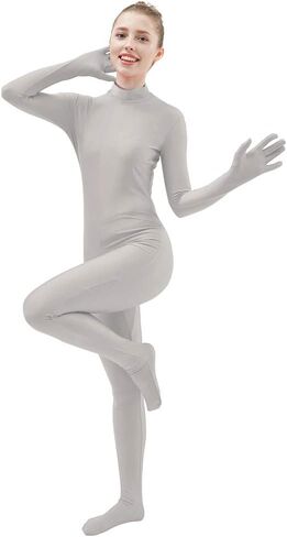 Ensnovo Womens One Piece Unitard Full Body suit Spandex Skin Tights in Saudi Arabia