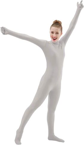 Ensnovo Womens One Piece Unitard Full Body suit Spandex Skin Tights in Saudi Arabia