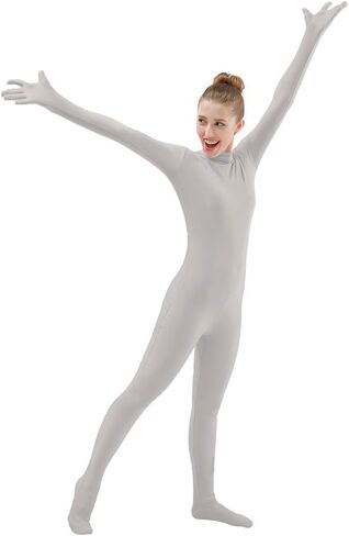 Ensnovo Womens One Piece Unitard Full Body suit Spandex Skin Tights in Saudi Arabia