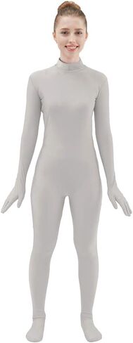 Ensnovo Womens One Piece Unitard Full Body suit Spandex Skin Tights in Saudi Arabia