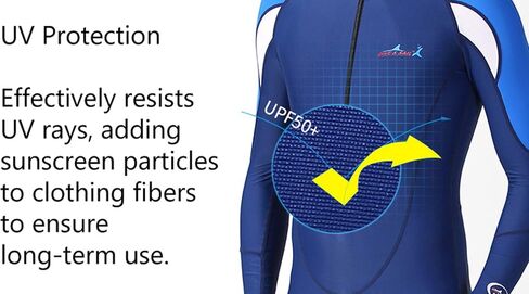 BIKMAN Men Diving Swimming Suits Long Sleeve Snorkling One-Piece Swimsuit in Saudi Arabia