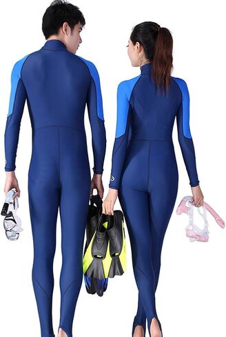 BIKMAN Men Diving Swimming Suits Long Sleeve Snorkling One-Piece Swimsuit in Saudi Arabia