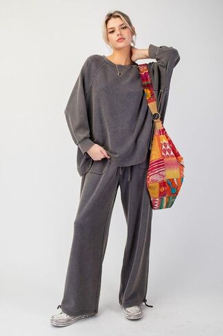 Easel The Weekend Wonder Mineral Wash Lounge Pants in Kuwait