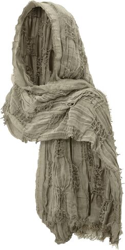 Girls Wrap Dune Wasteland Hooded Shawl Kids Scarf Shaman Cowl for Pirate Viking Medieval Renaissance Costume in Saudi Arabia