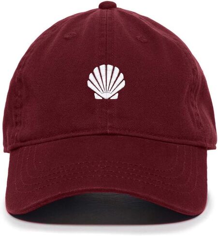 Tech Design Seashell Baseball Cap Embroidered Cotton Adjustable Dad Hat in Kuwait