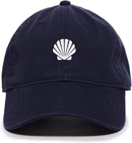 Tech Design Seashell Baseball Cap Embroidered Cotton Adjustable Dad Hat in Kuwait