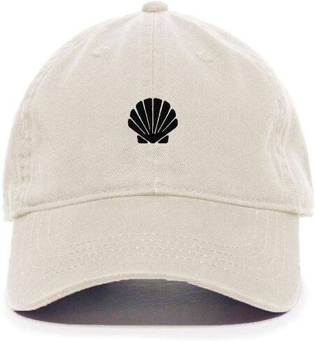 Tech Design Seashell Baseball Cap Embroidered Cotton Adjustable Dad Hat in Kuwait