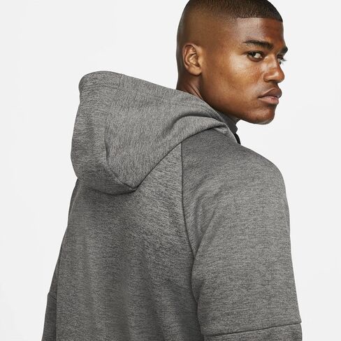 Nike Dry Men's Therma Full Zip Hoodie (US, Alpha, 3X-Large, Regular, Regular, Blue Void/Heather/Game Royal/Black) in Saudi Arabia