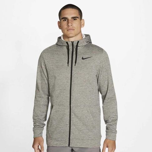 Nike Dry Men's Therma Full Zip Hoodie (US, Alpha, 3X-Large, Regular, Regular, Blue Void/Heather/Game Royal/Black) in Saudi Arabia