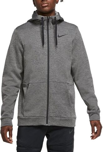 Nike Dry Men's Therma Full Zip Hoodie (US, Alpha, 3X-Large, Regular, Regular, Blue Void/Heather/Game Royal/Black) in Saudi Arabia