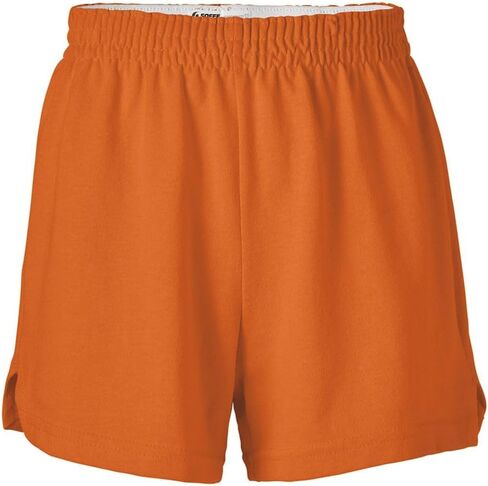 Soffe Girls' Authentic Cheer Shorts – Soft Cotton Blend Gym Shorts for Cheerleading, Dance, Running, Fitness, & Casual Wear in Saudi Arabia