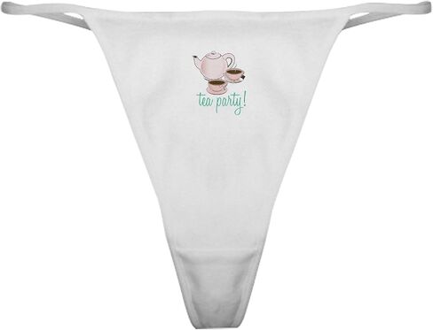 Cafepress تجعل الشاي وليس War Classic Thong الملابس الداخلية ، سراويل داخلية للسيدات in Kuwait