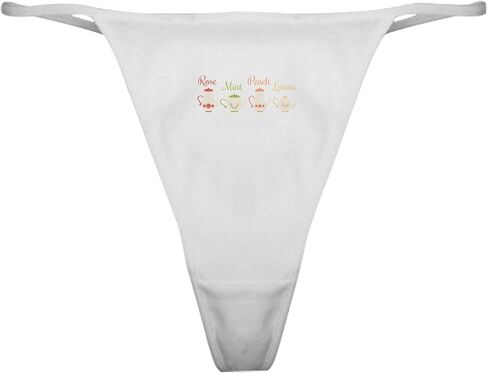 Cafepress تجعل الشاي وليس War Classic Thong الملابس الداخلية ، سراويل داخلية للسيدات in Kuwait